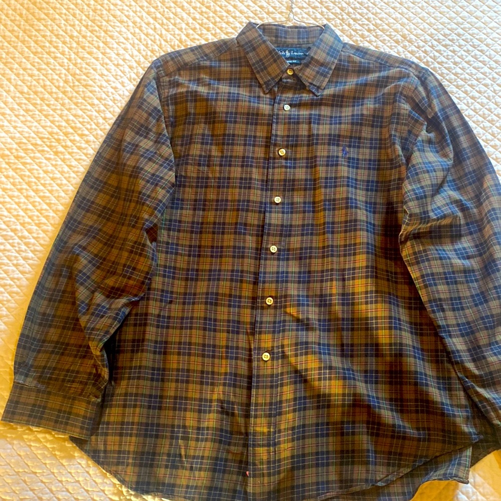 Men’s XL classic fit long sleeve Polo EUC